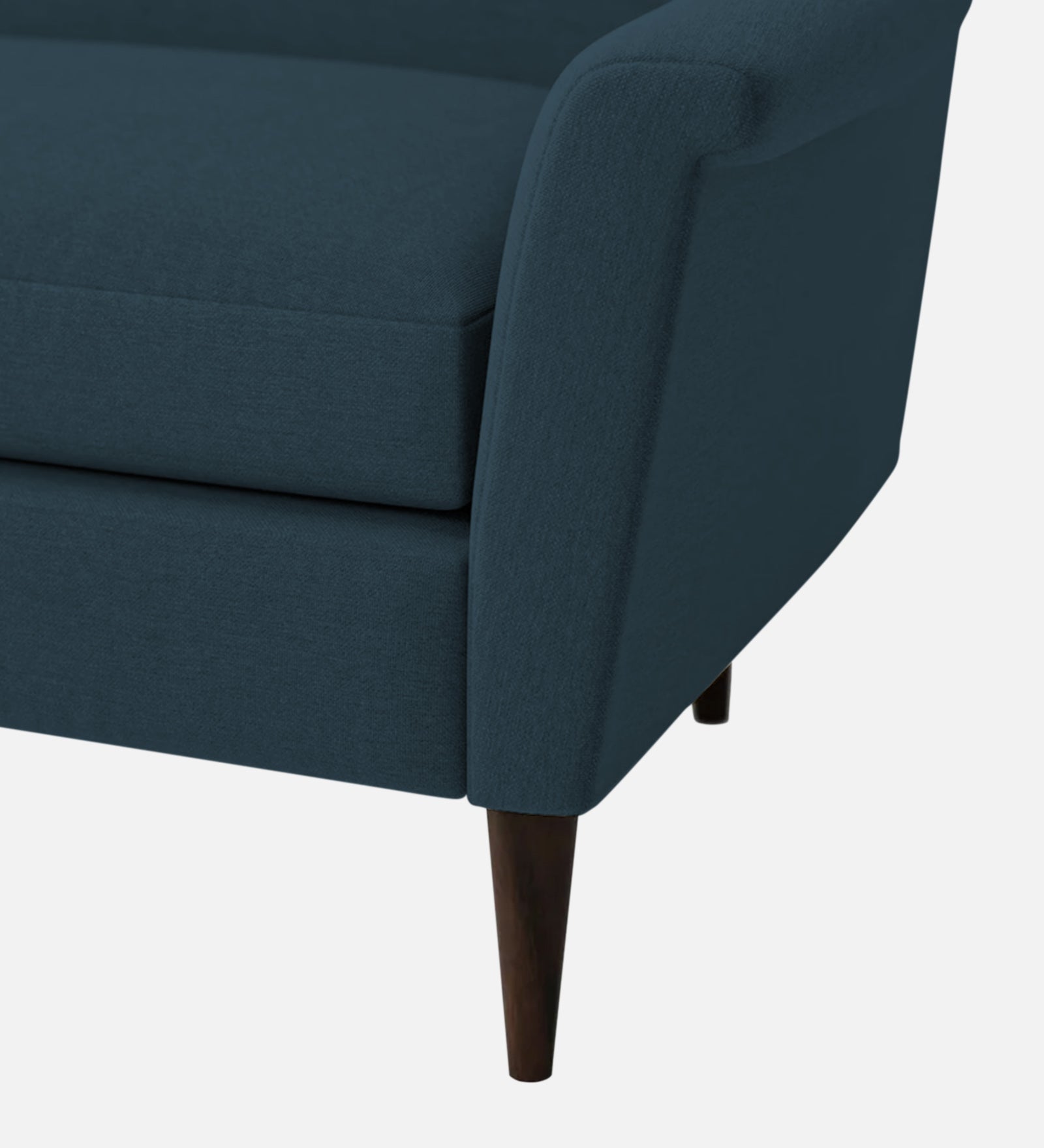 Homer Fabric 1 Seater Sofa In Cool BlueColour - Febonic Living