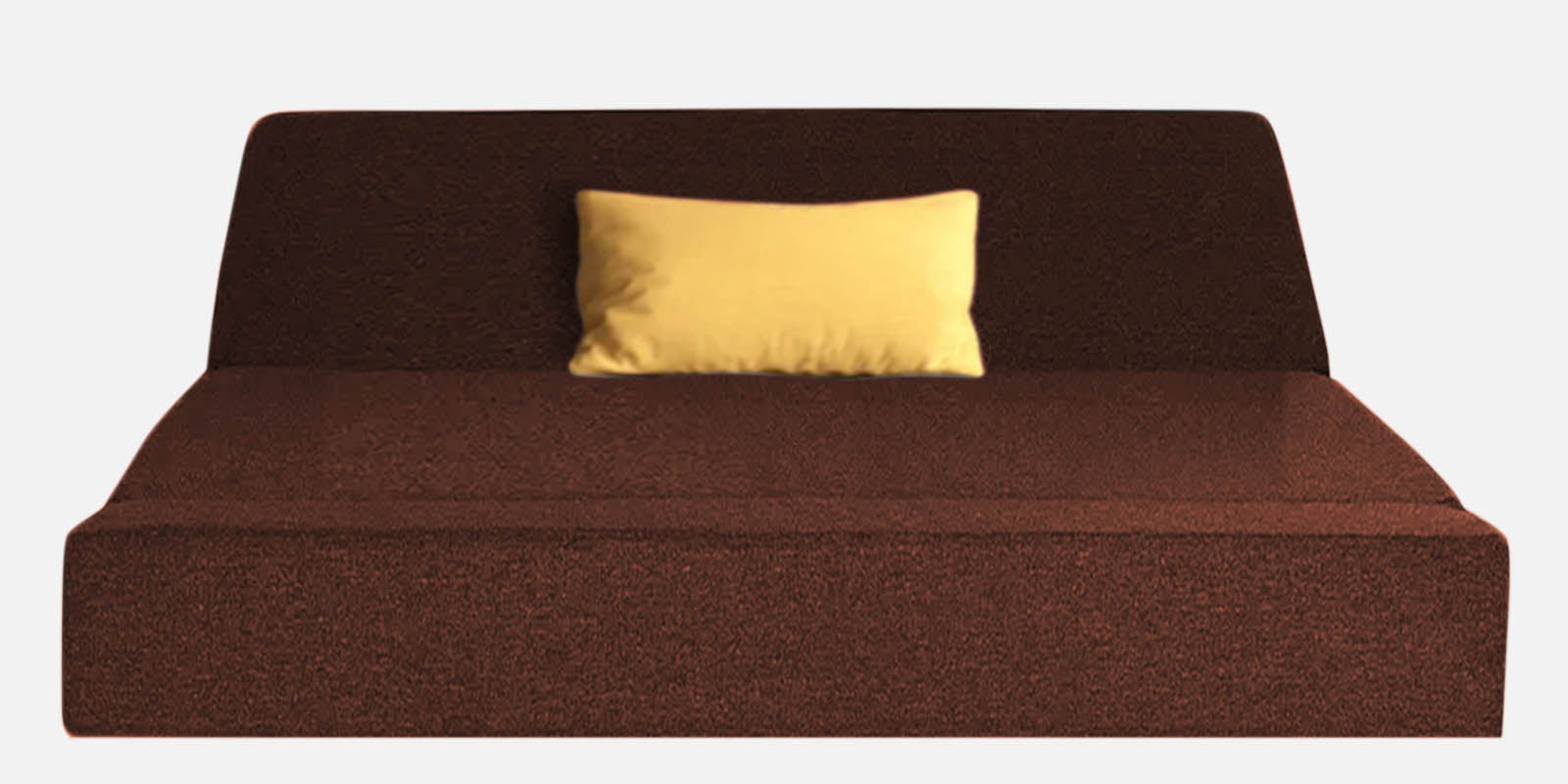 Fleepy Fabric 2 Seater Foldable Sofa Bed In Coffee Brown Colour - Febonic Living