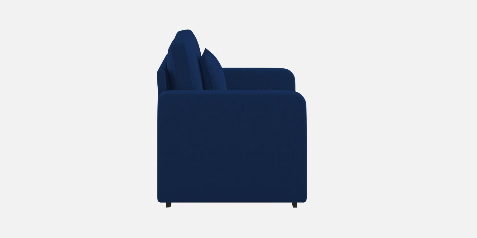 Rocky Fabric 2 Seater Pull Out Sofa Cum Bed In Royal Blue Colour With Storage - Febonic Living