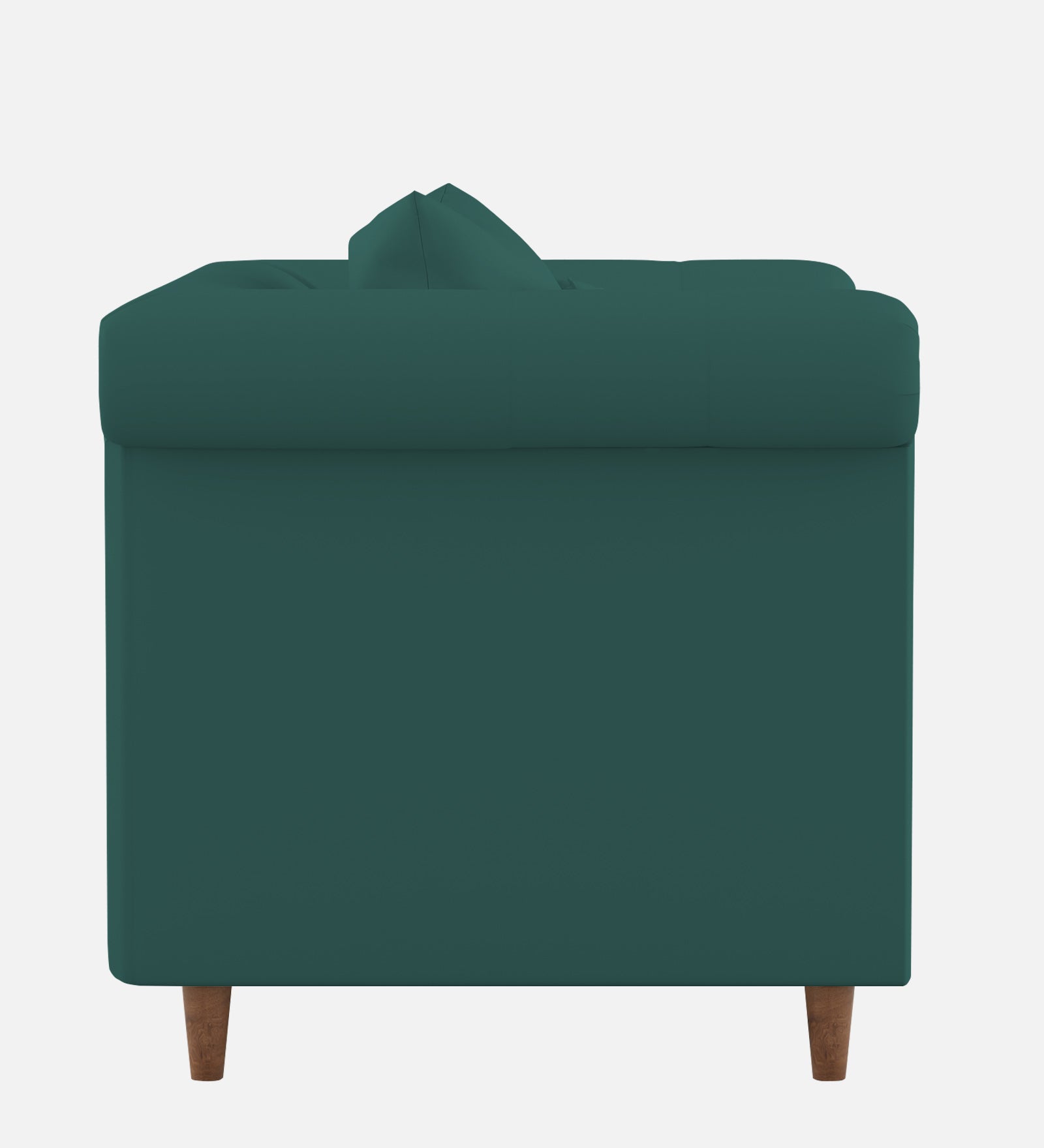 Rubi Velvet 1 Seater Sofa In Pine green Colour - Febonic Living