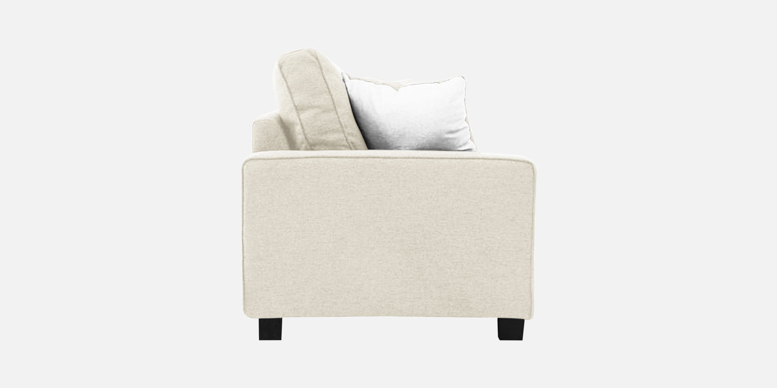 Ladybug Fabric 2 Seater Sofa In Ivory Cream Colour - Febonic Living