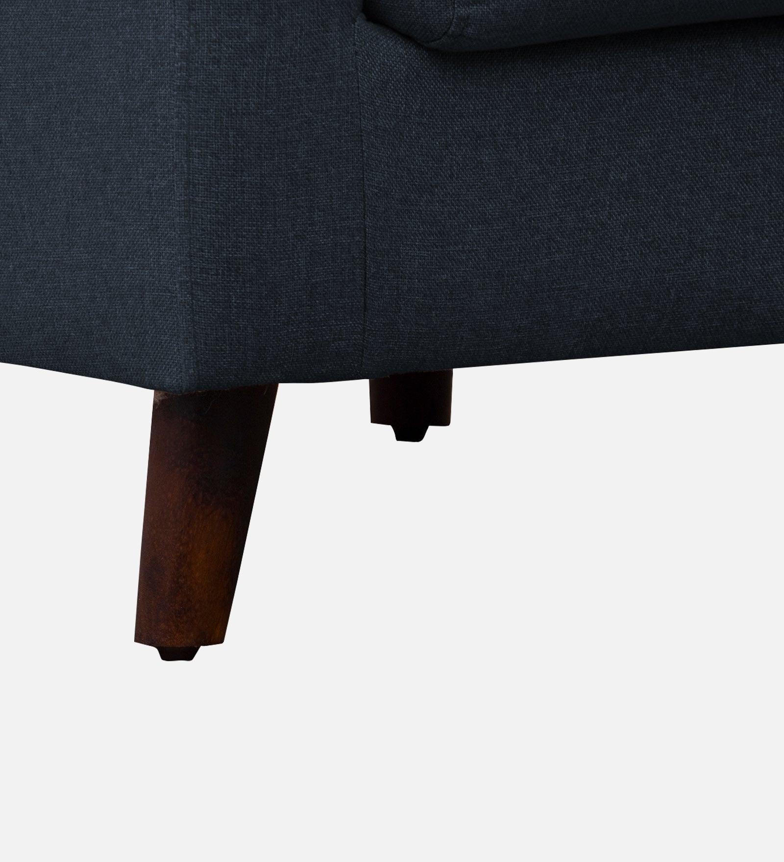 Kevin Fabric 1 Seater Sofa In Denim Blue Colour - Febonic Living