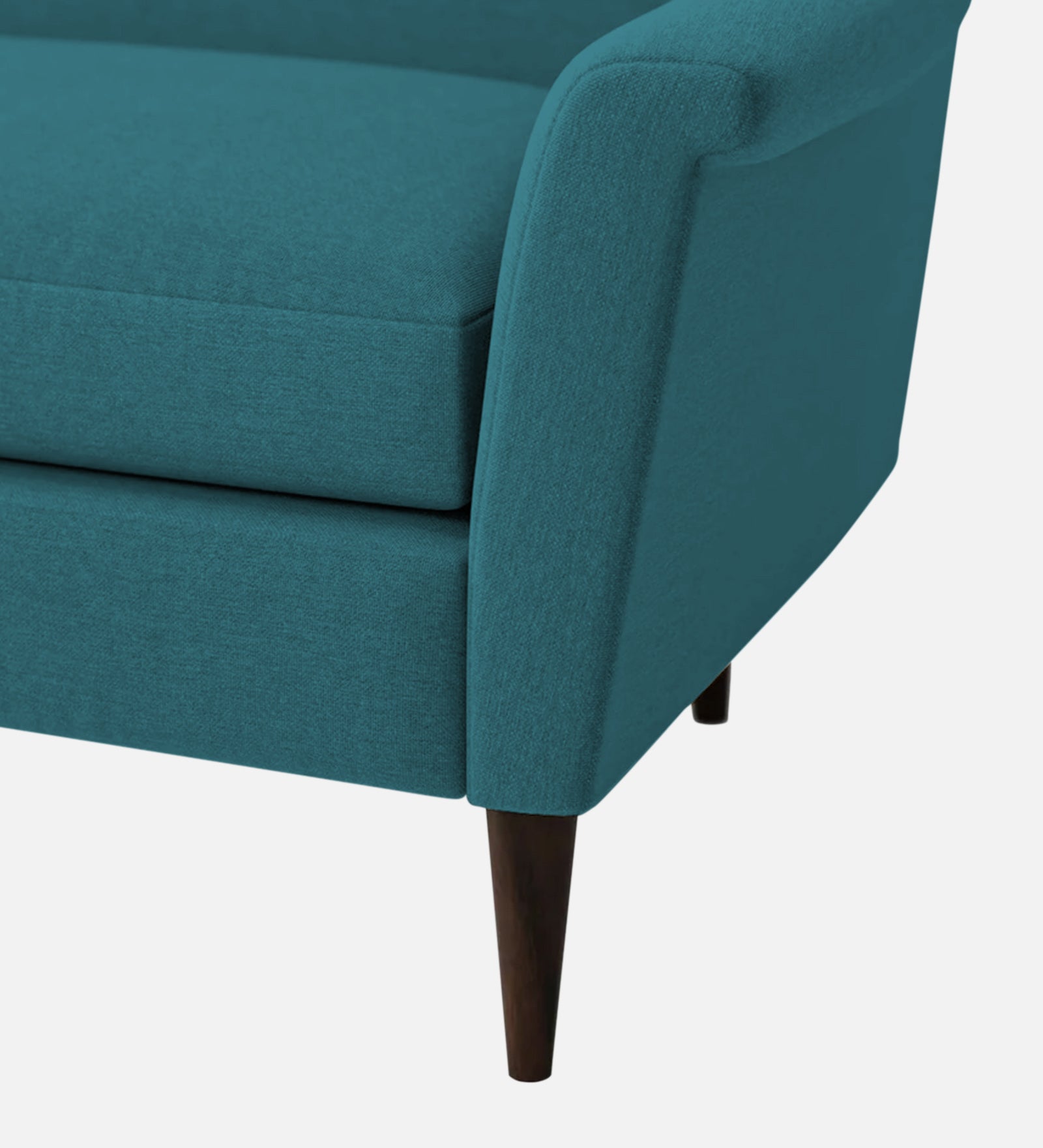 Homer Fabric 1 Seater Sofa In Water Blue Colour - Febonic Living