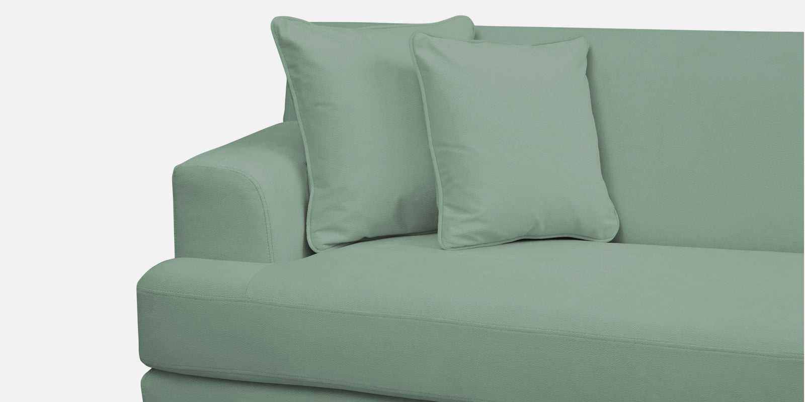 Woody Fabric 2 Seater Sofa In Mist Blue Colour - Febonic Living