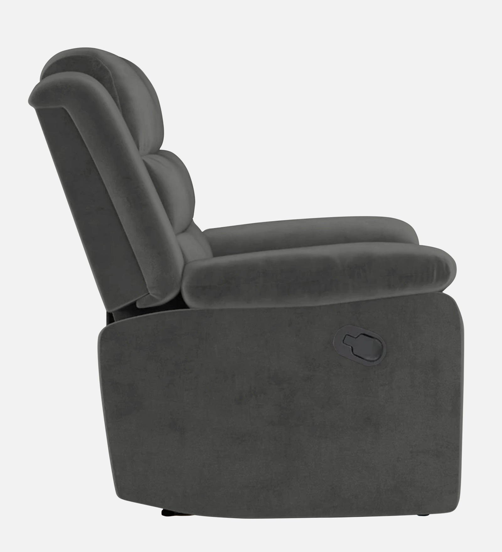 Erra Fabric 1 Seater Motorized Recliner In Charcoal Grey Colour - Febonic Living