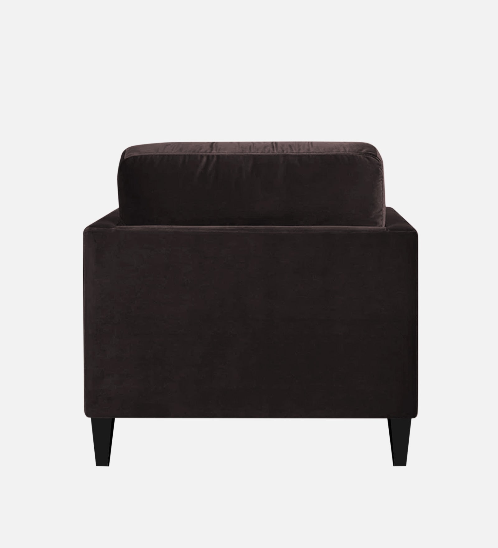 Makou Velvet Chaise Lounger In Mocha Brown Colour - Febonic Living