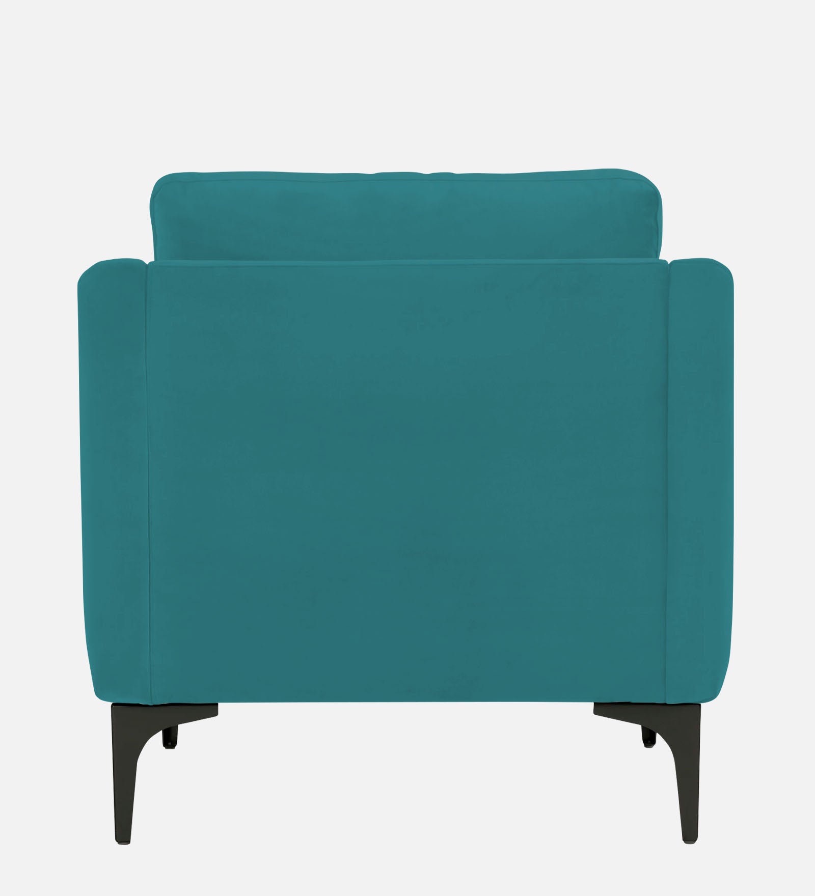 Haru Velvet 1 Seater Sofa In Arabian green Colour - Febonic Living