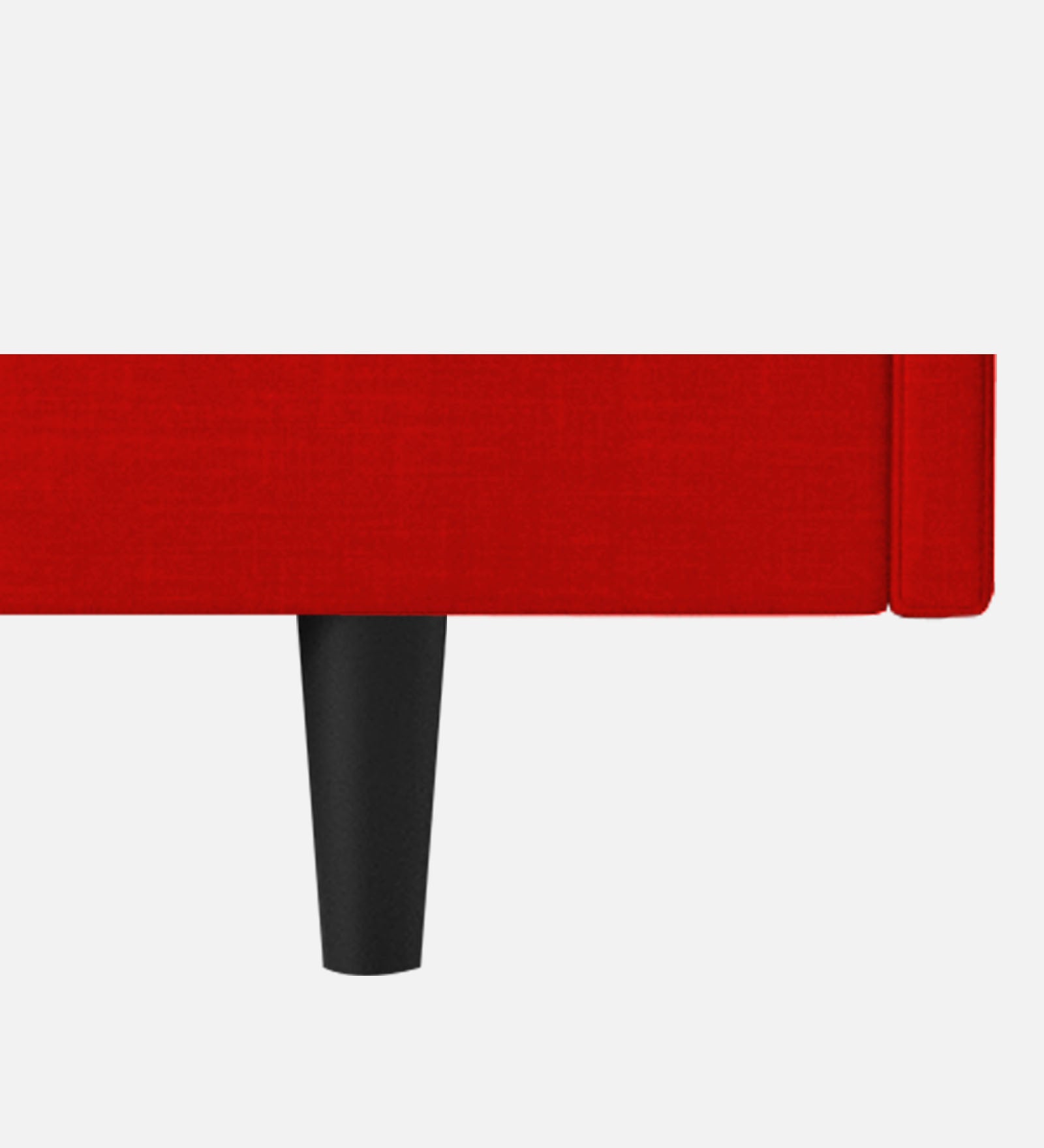 Basi Fabric Queen Size Bed In Ruby Red Colour - Febonic Living