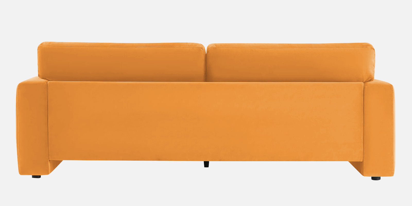 Kosta Velvet 3 Seater Sofa In Tangerine Orange Colour - Febonic Living