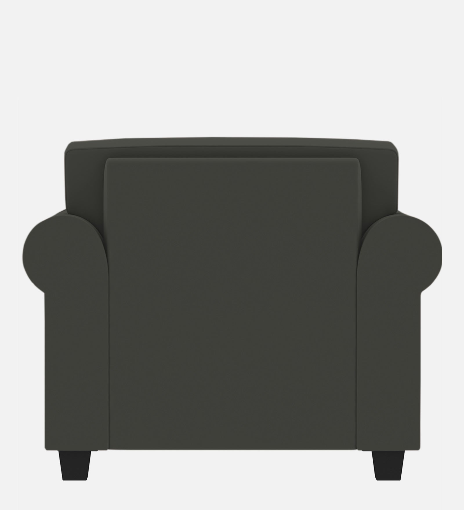 Numonk Velvet 1 Seater Sofa In Hory Grey Colour - Febonic Living
