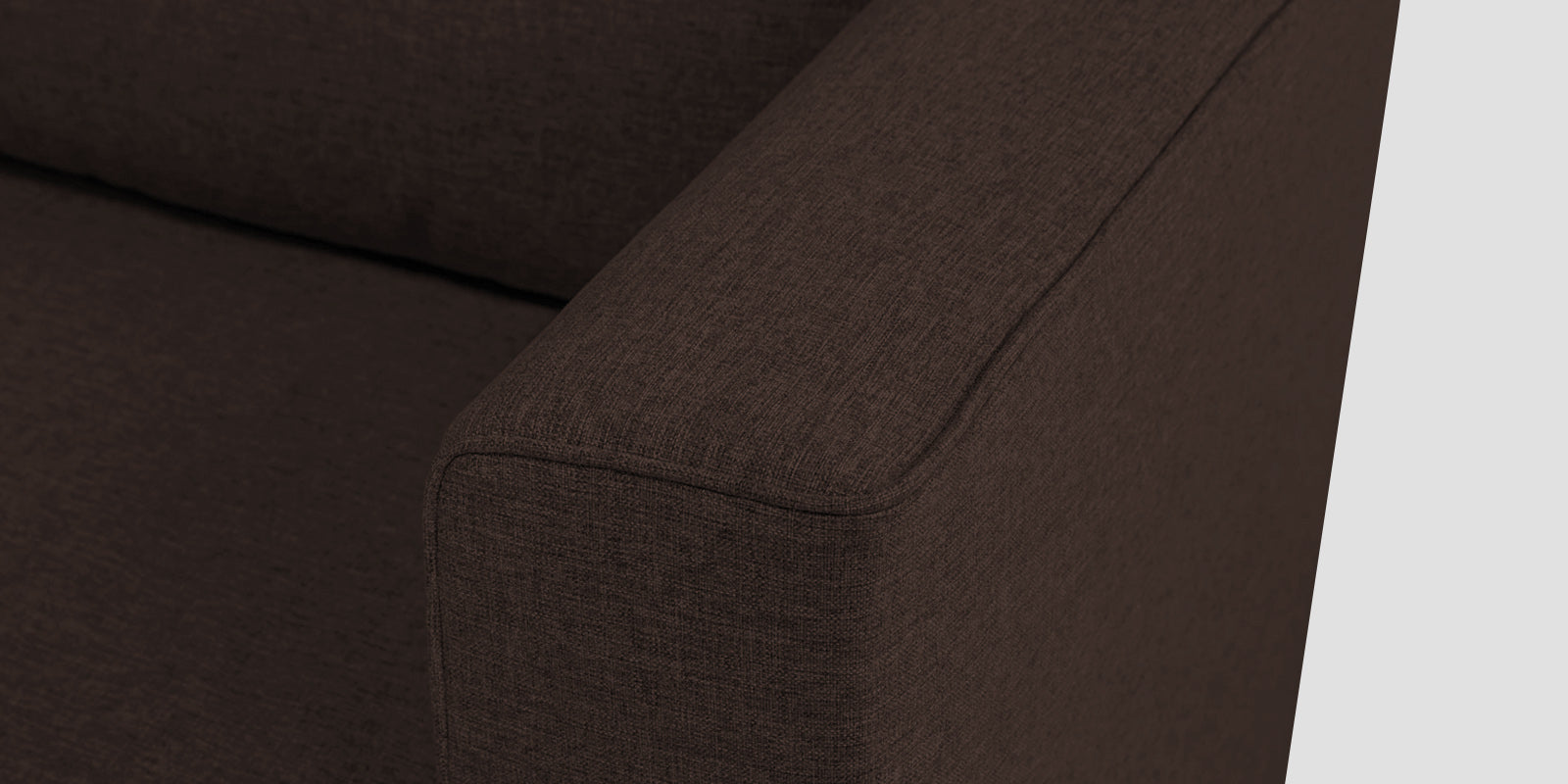Kenia Fabric 2 Seater Foldable Sofa Cum Bed In Coffee Brown Colour - Febonic Living