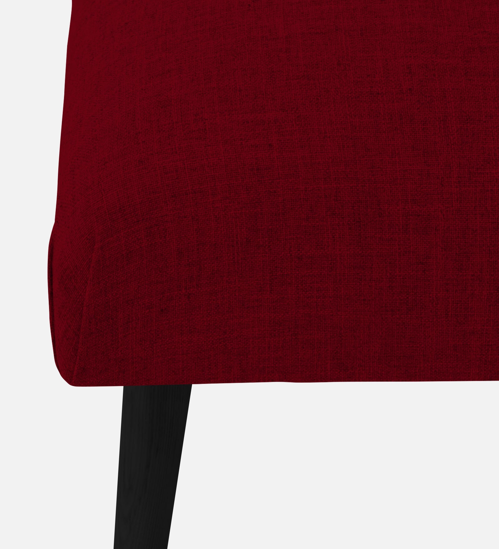 Adon Velvet Bench In Cherry Red Colour - Febonic Living
