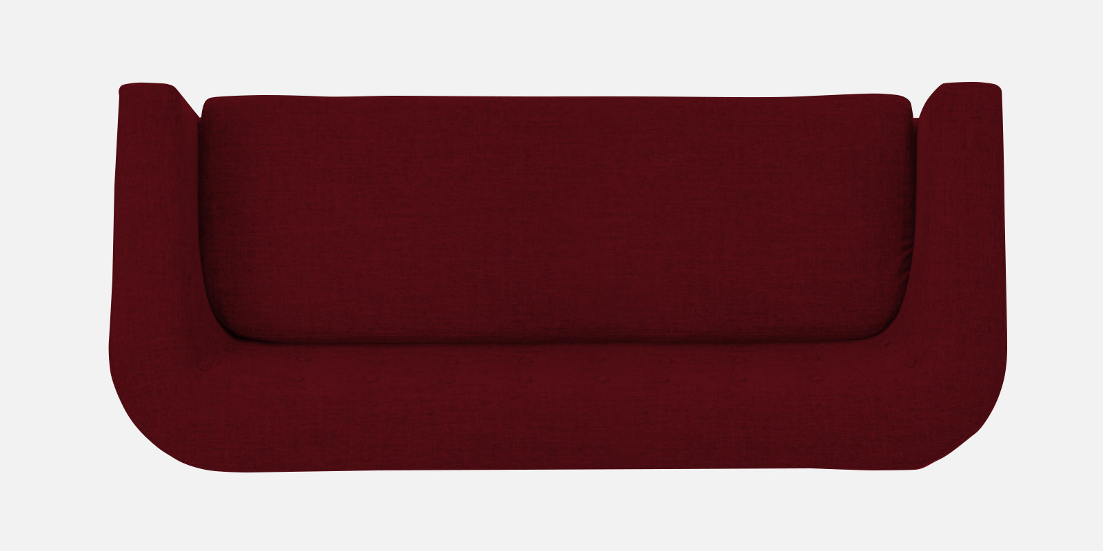 Casper Fabric 3 Seater Sofa In Ruby Red Colour - Febonic Living