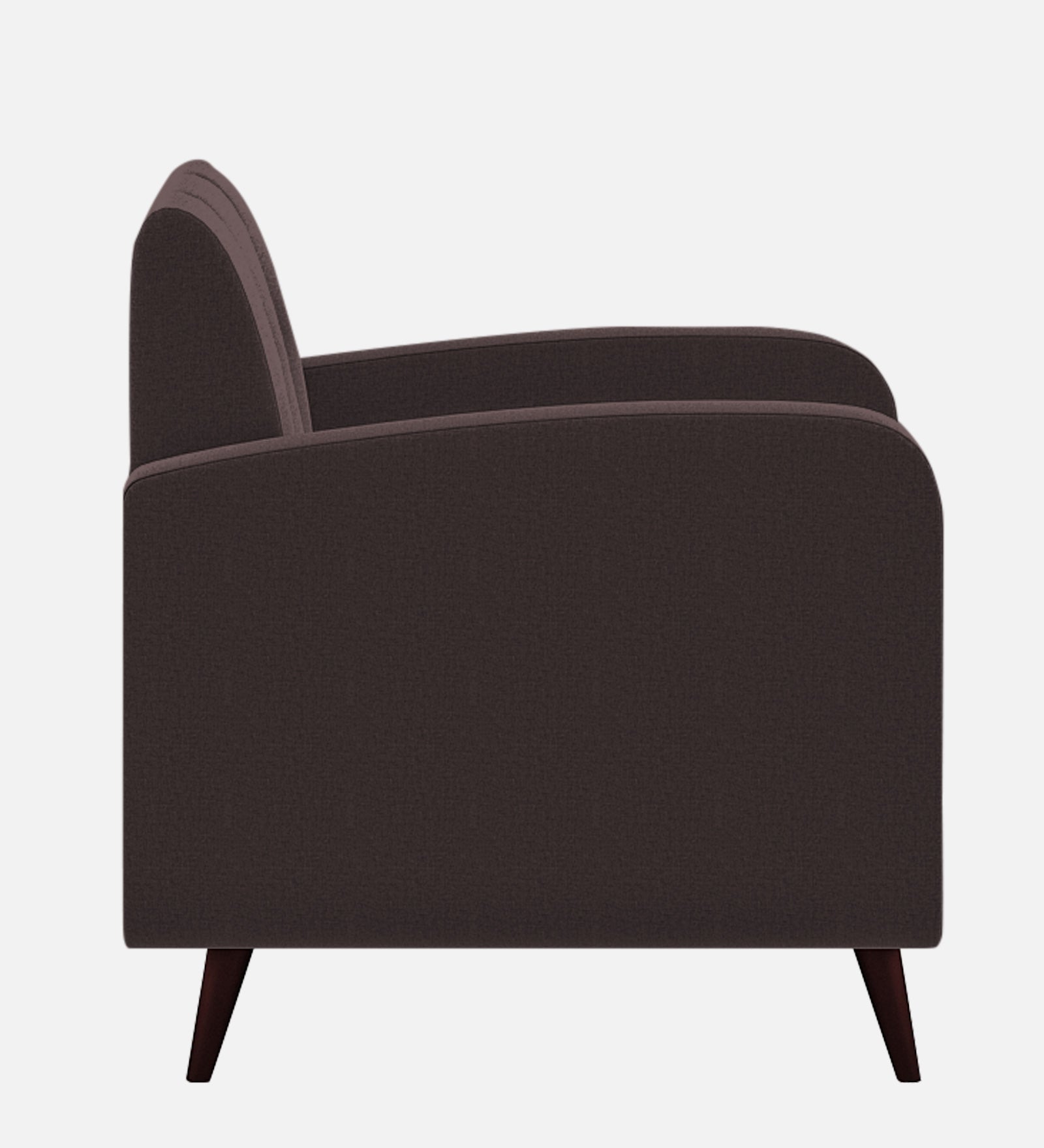 Wiki Velvet 1 Seater Sofa In Mocha Brown Colour - Febonic Living