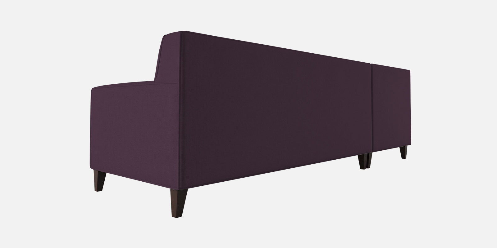 Miller Fabric RHS Sectional Sofa (3+Lounger) In Greek Purple Colour - Febonic Living