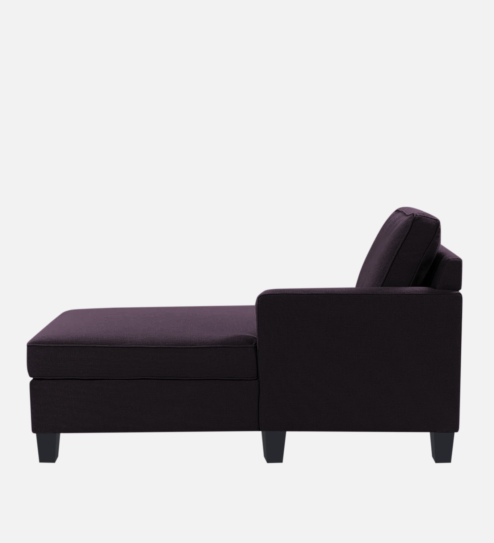 Harry Fabric RHS Chaise Lounger In Cara Brown Colour - Febonic Living