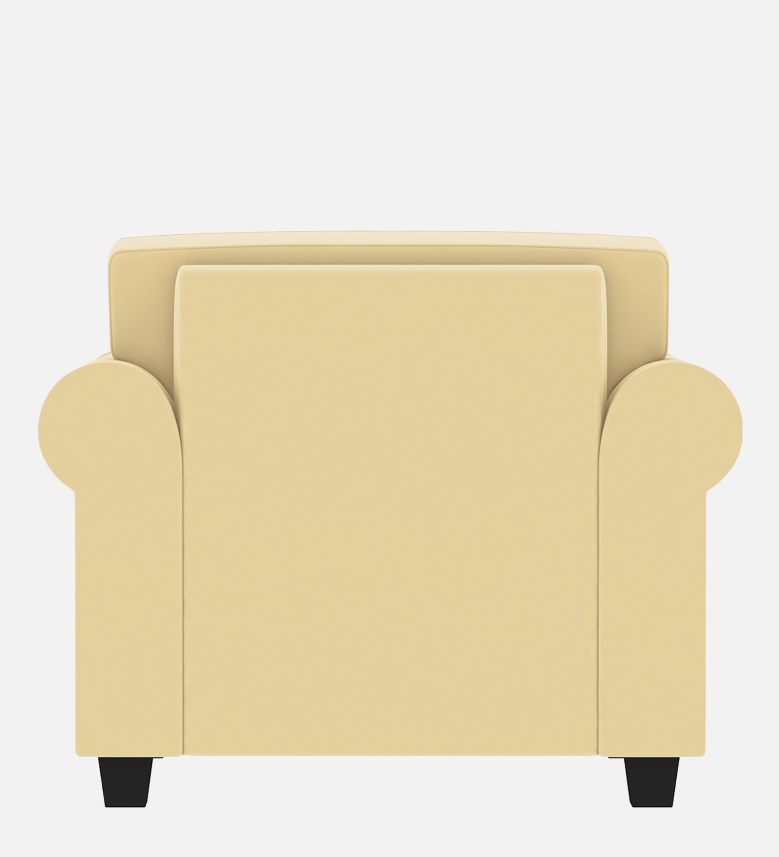 Numonk Velvet 1 Seater Sofa In Sandy Beige Colour - Febonic Living