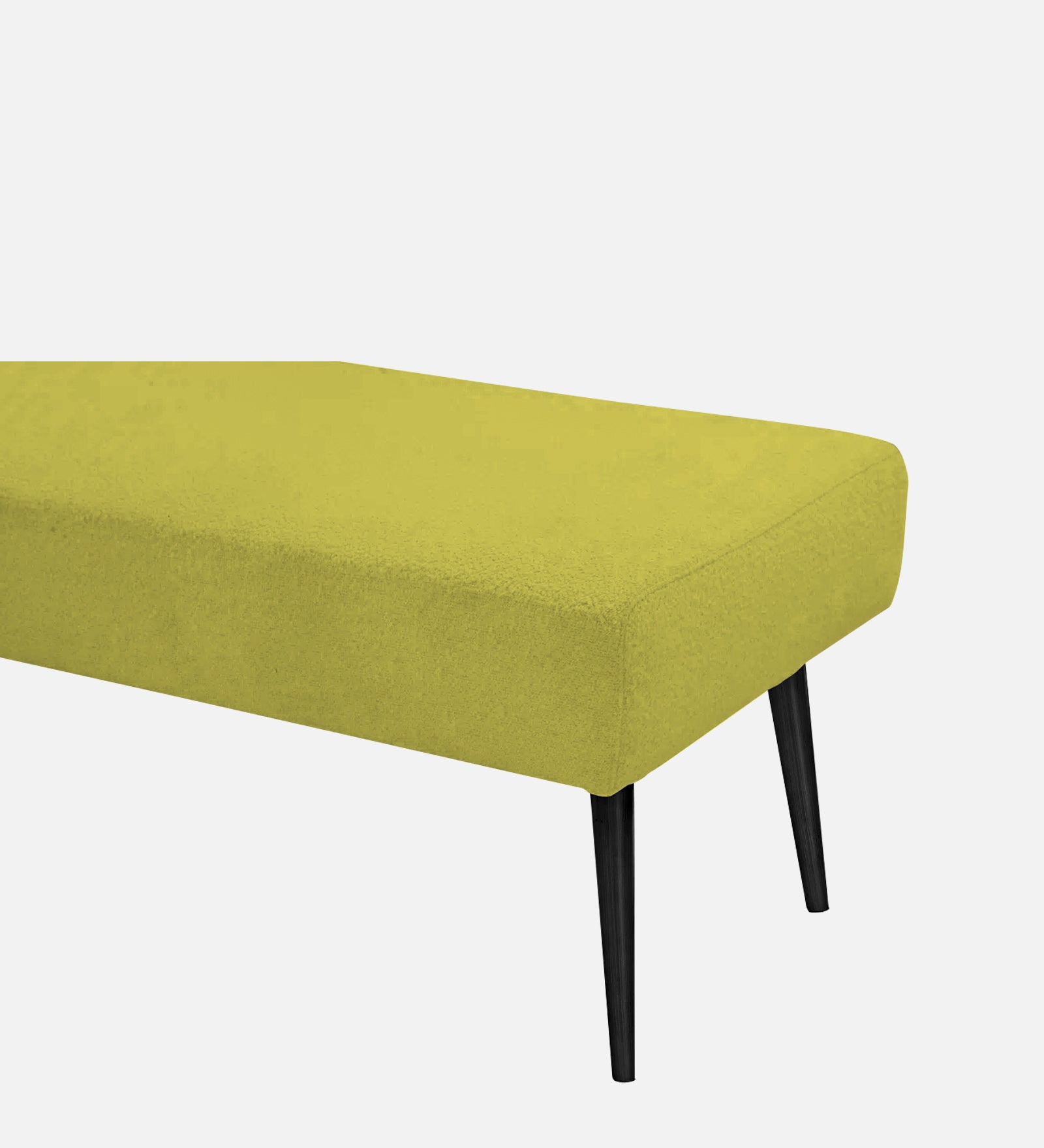 Orbit Fabric Bench In Parrot Green Colour - Febonic Living