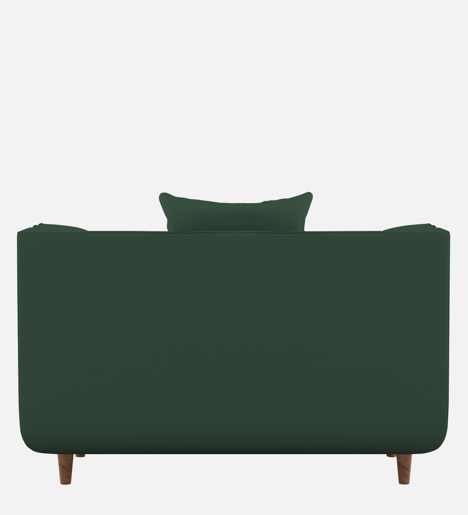 Sumo Velvet 1 Seater Sofa In Amazon Green Colour - Febonic Living