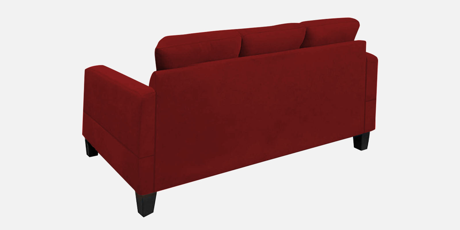 Thomas Fabric 3 Seater Sofa In Blood Maroon Colour - Febonic Living