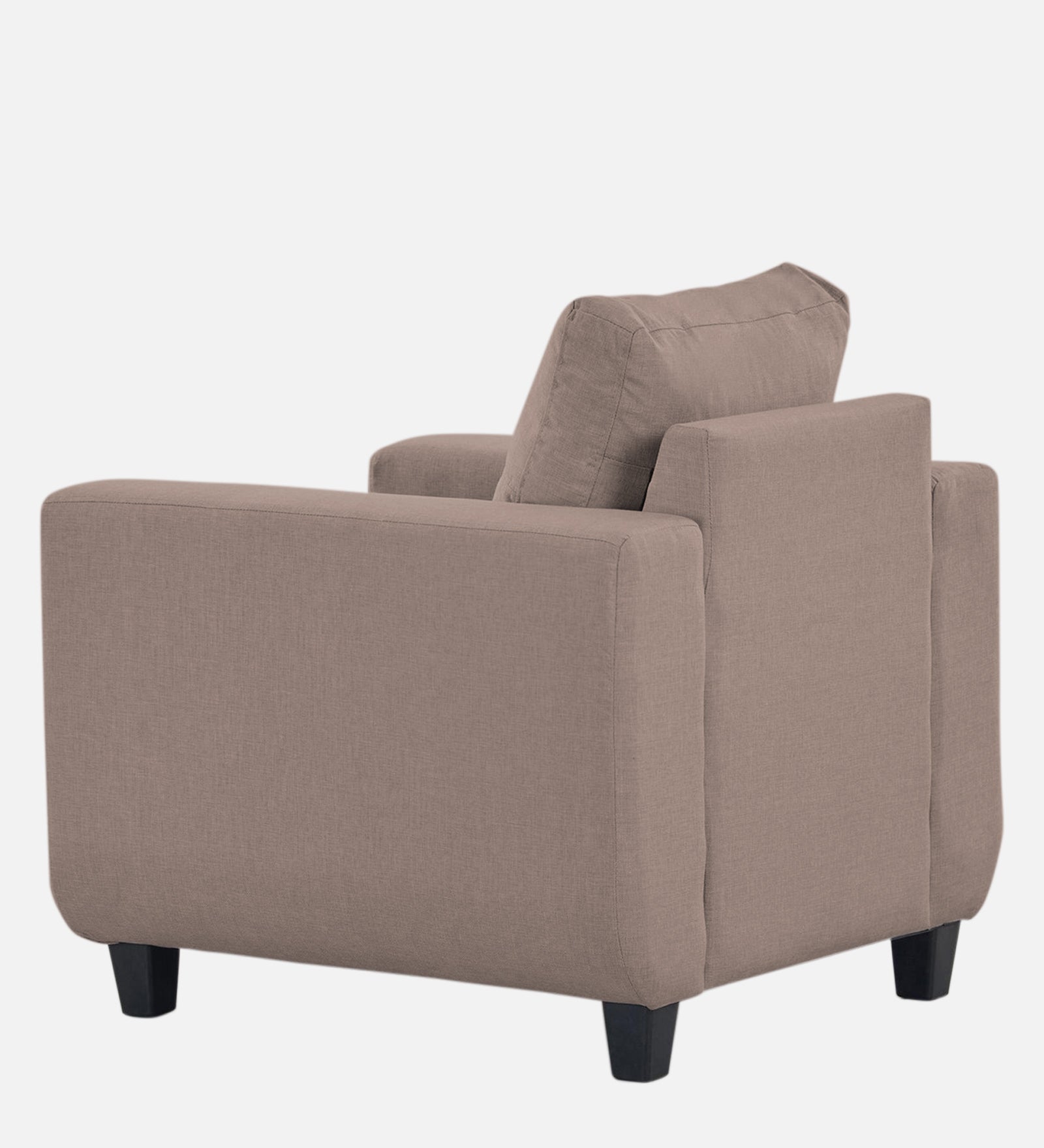 Perry Fabric 1 Seater Sofa In Kadhi Beige Colour - Febonic Living