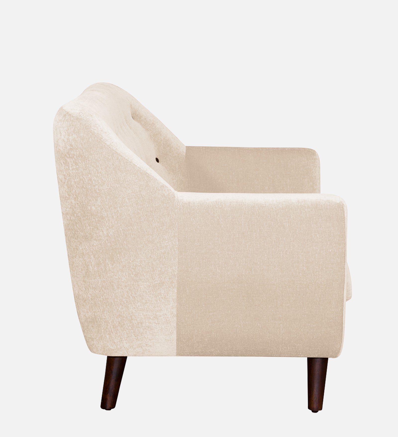 German Fabric 1 Seater Sofa In Woom Beige Colour - Febonic Living