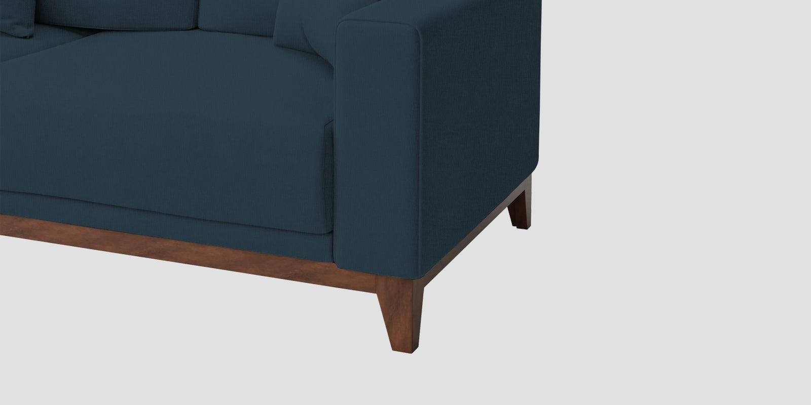 Luca Fabric 2 Seater Sofa In Cool Blue Colour - Febonic Living