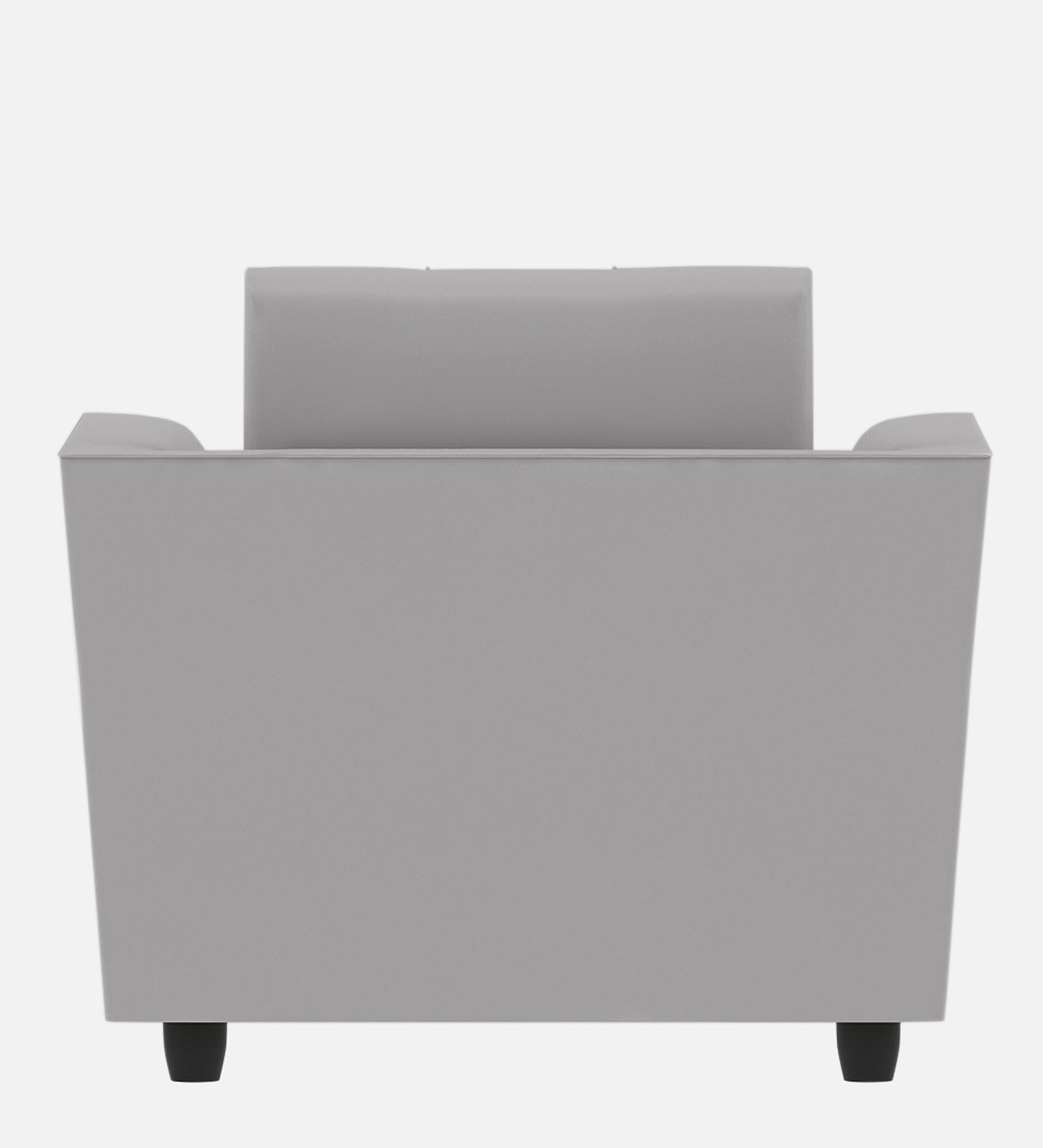 Nestin Velvet 1 Seater Sofa in Concrete Grey Colour