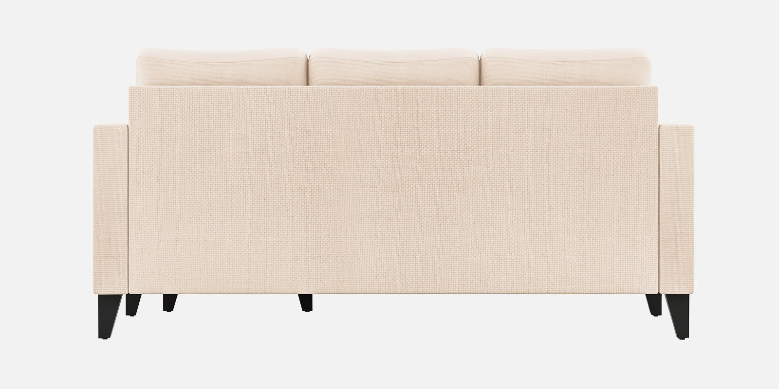 Nori Fabric LHS Sectional Sofa (2+Lounger) In Woom Beige Colour - Febonic Living