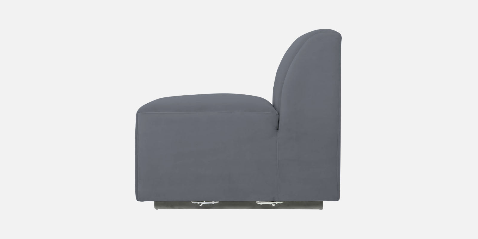 Bufa Velvet 3 Seater Sofa in Pubble Grey Colour