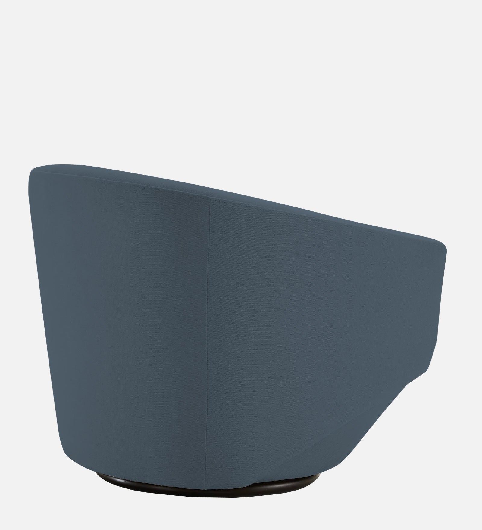 Haddie Velvet Swivel Chair In Oxford Blue Colour - Febonic Living