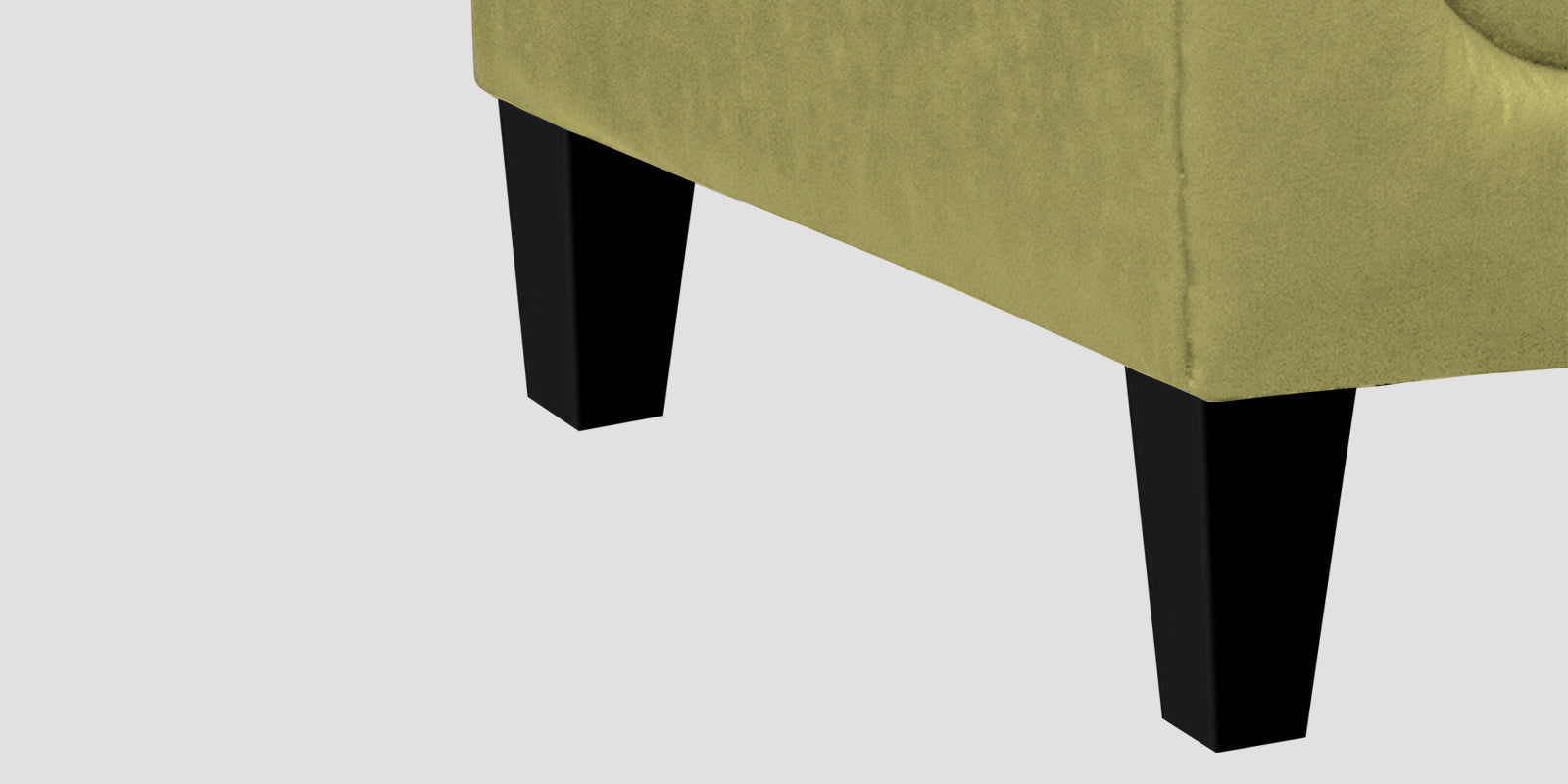 Convi Leatherette 3 Seater Sofa in Spring Green Colour
