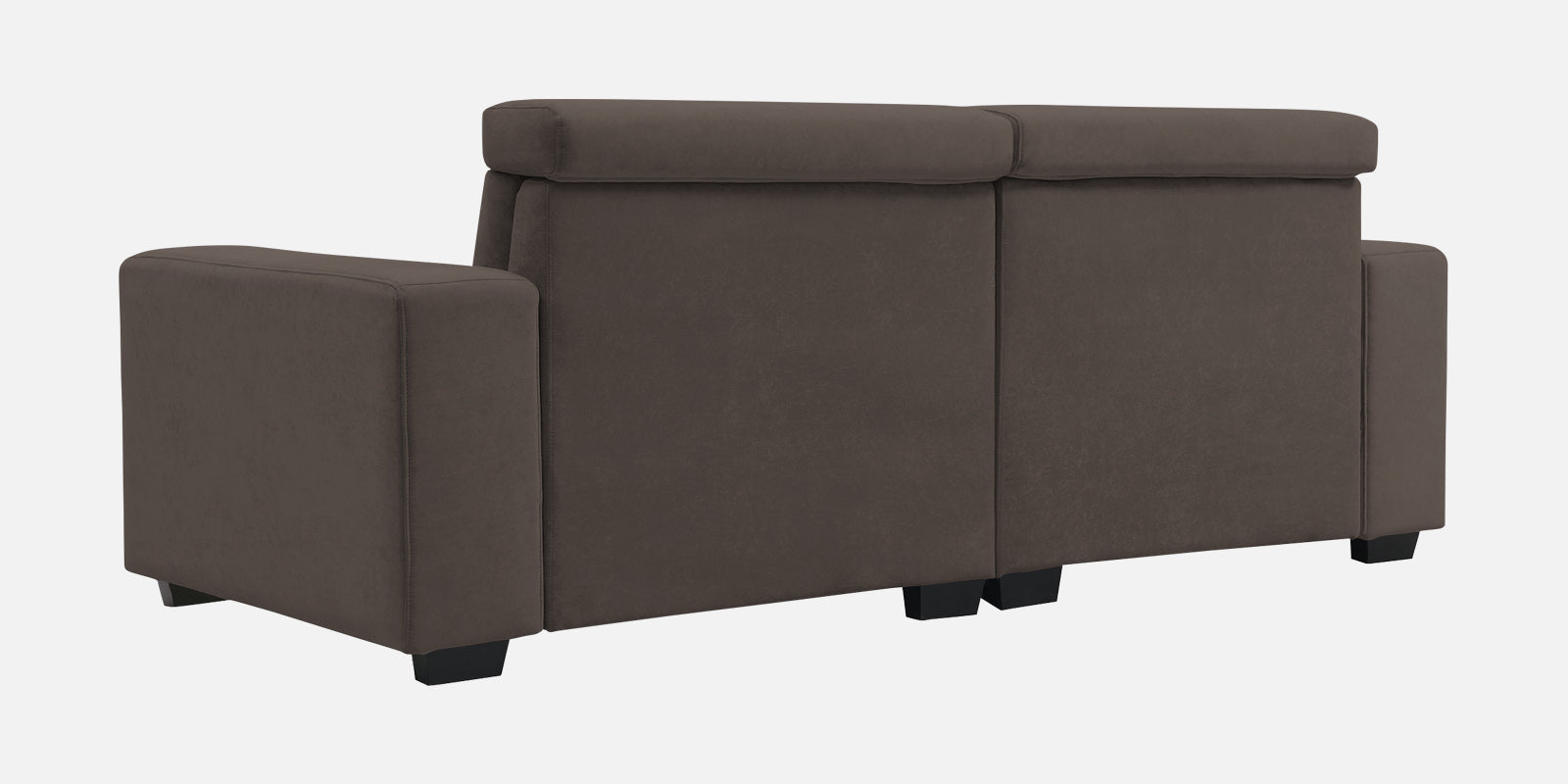 Hiro Fabric 2 Seater Sofa In Lito Brown Colour - Febonic Living