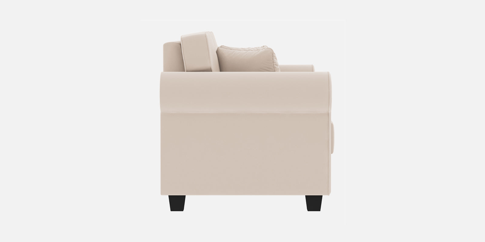Numonk Velvet 3 Seater Sofa In Camel Beige Colour - Febonic Living