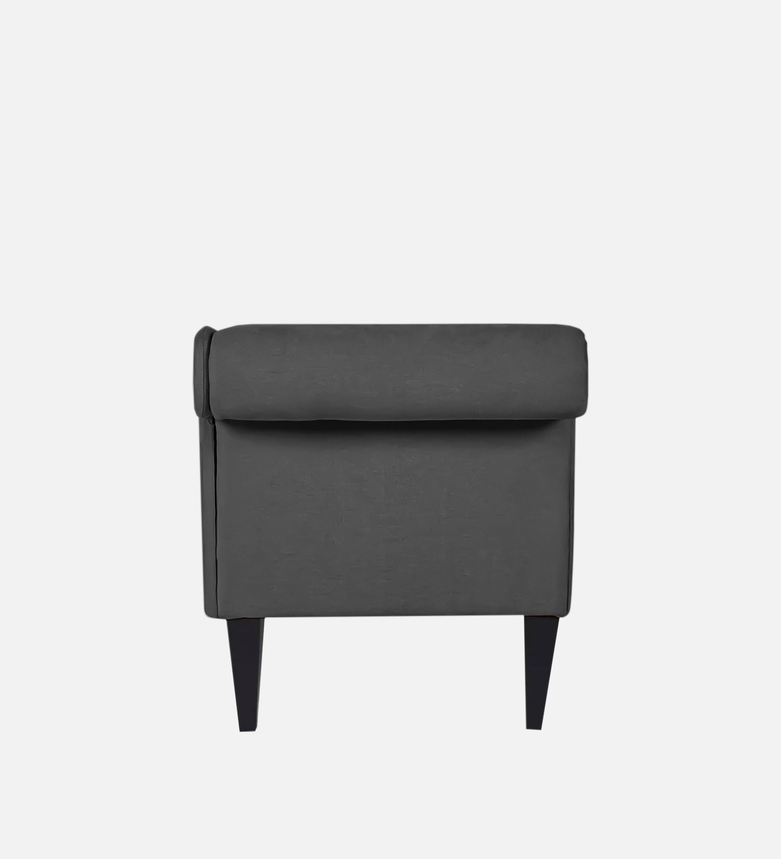 Adria Fabric RHS Chaise Lounger In Charcoal Grey Colour - Febonic Living