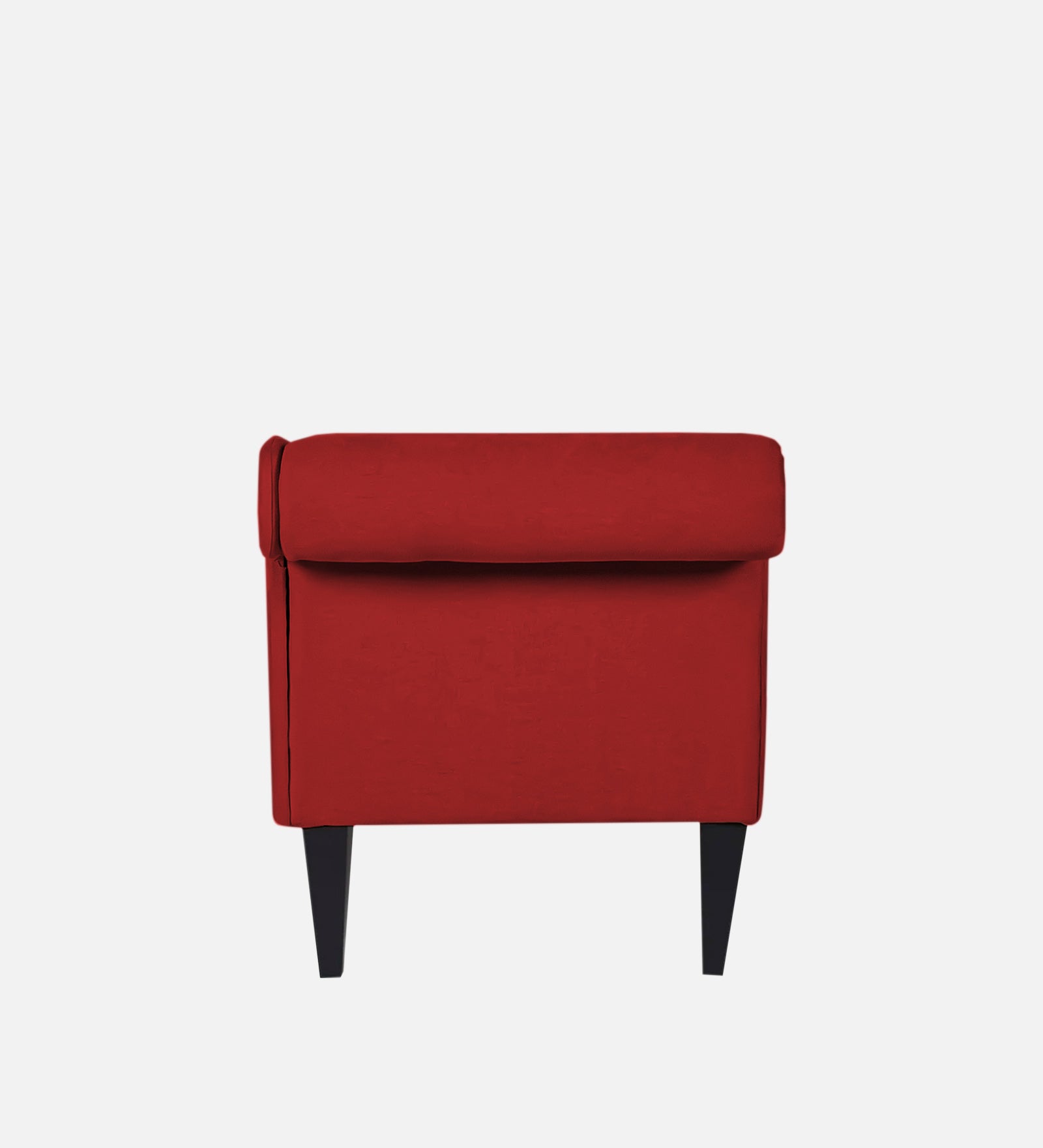 Adria Fabric RHS Chaise Lounger In Blood Maroon Colour - Febonic Living