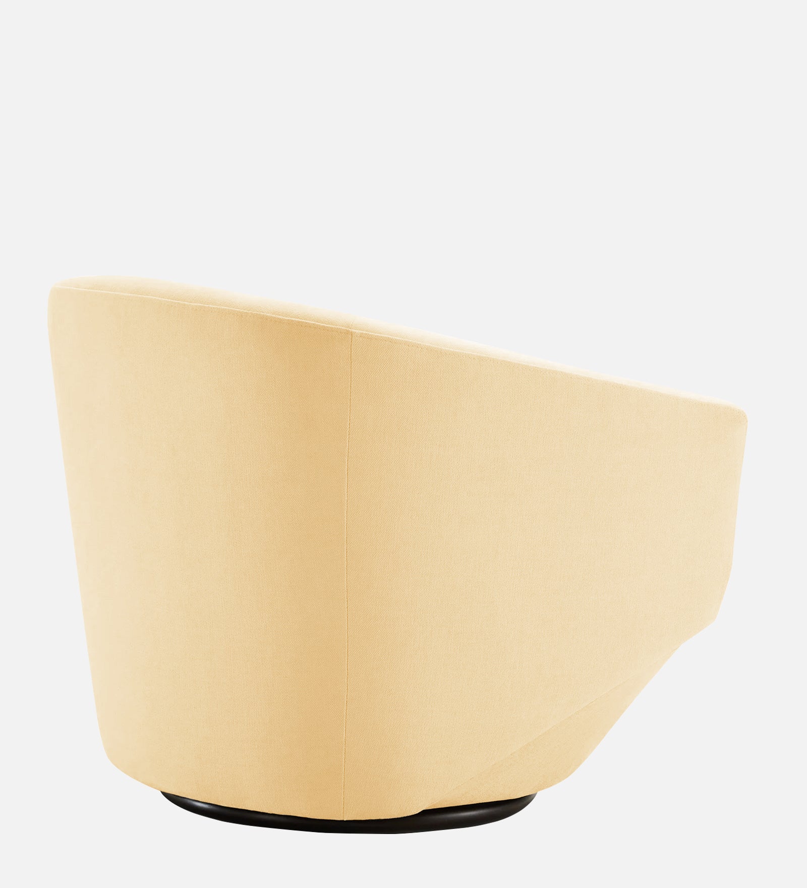 Haddie Velvet Swivel Chair In Sandy Beige Colour - Febonic Living