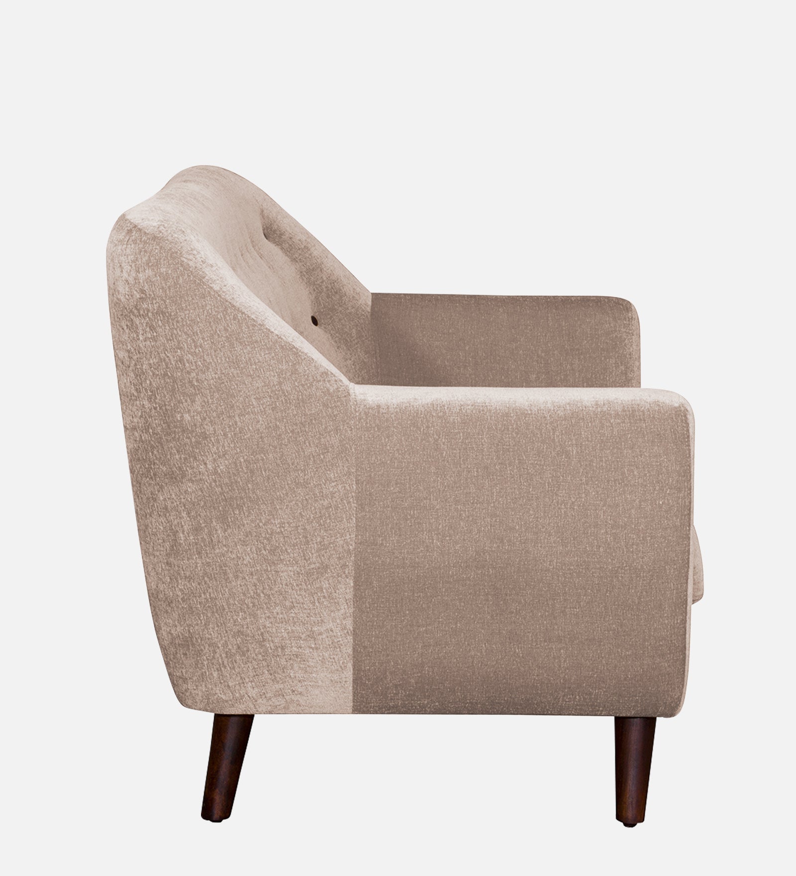 German Fabric 1 Seater Sofa In Kadhi Beige Colour - Febonic Living