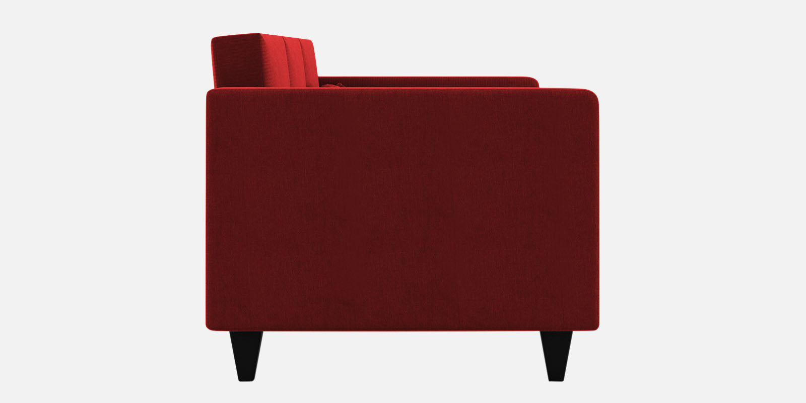 Nipul Fabric 2 Seater Sofa In Blood Maroon Colour - Febonic Living