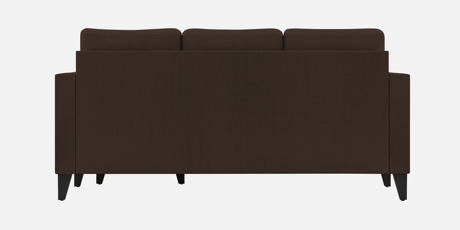 Nori Fabric LHS Sectional Sofa (2+Lounger) In Cidar Brown Colour - Febonic Living