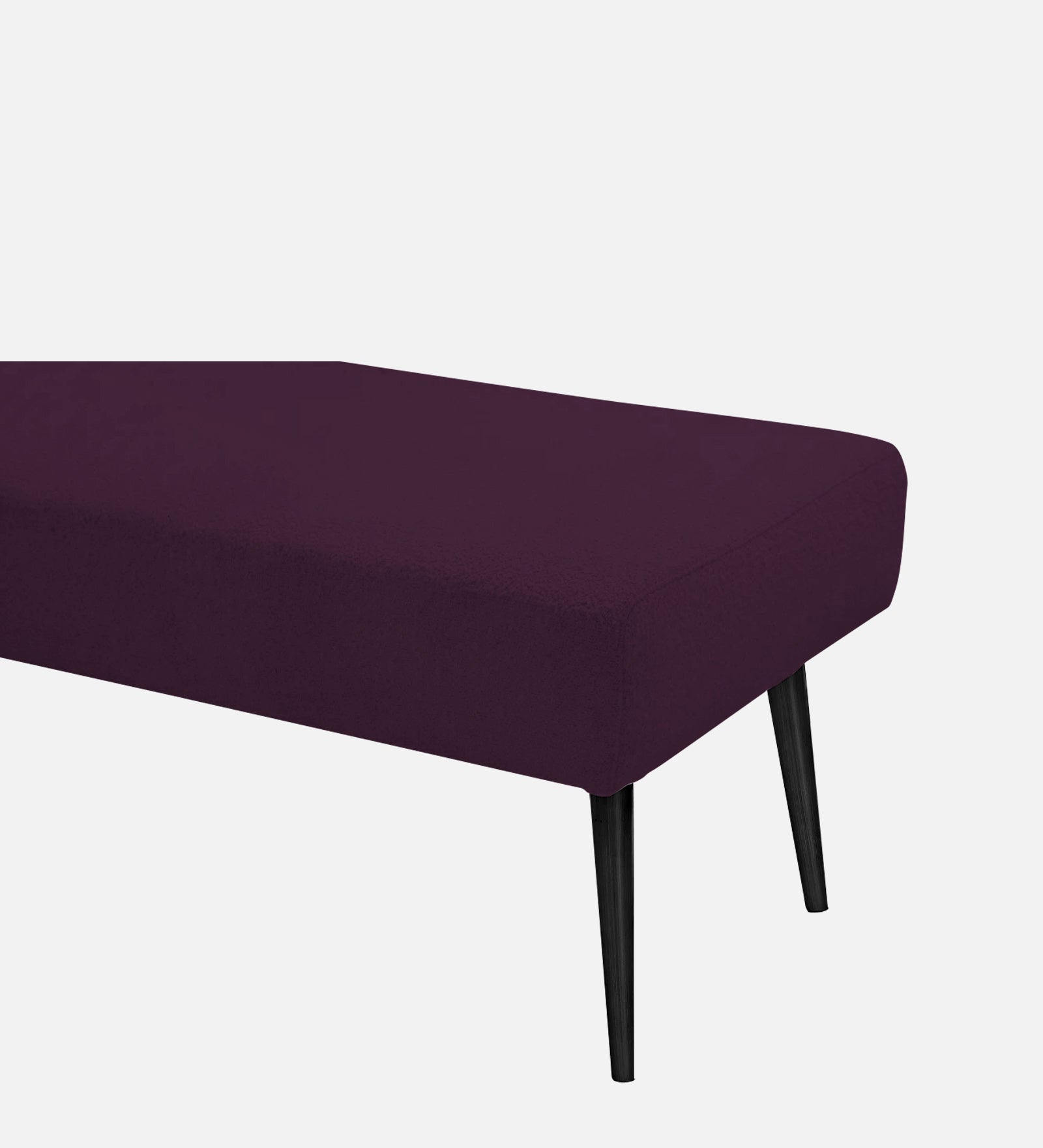 Orbit Fabric Bench In Greek Purple Colour - Febonic Living
