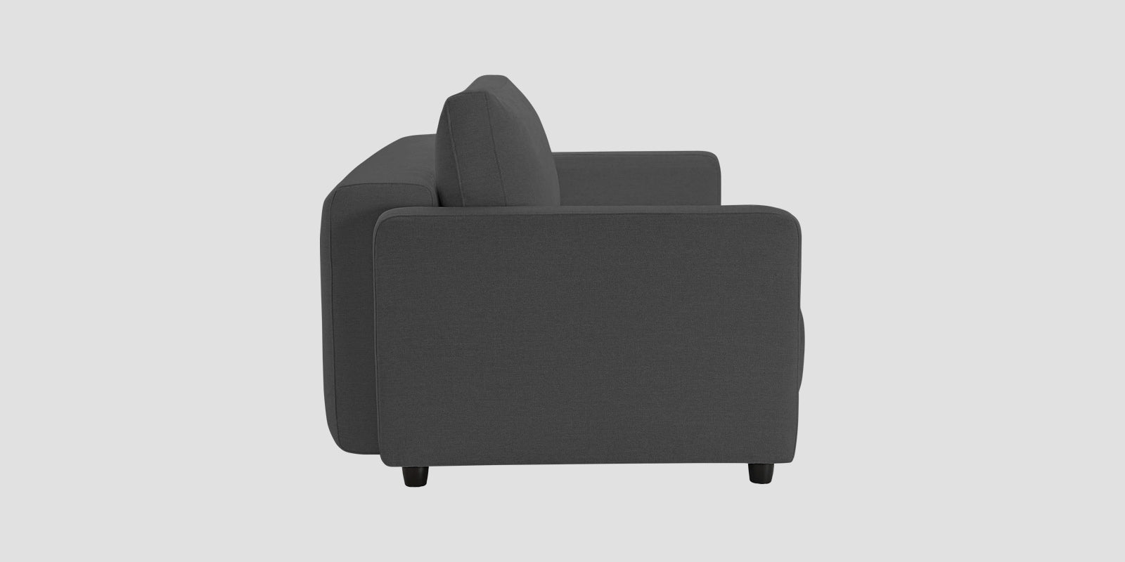 Leora Fabric 3 Seater Convertible Sofa Cum Bed In Stone Grey Colour - Febonic Living