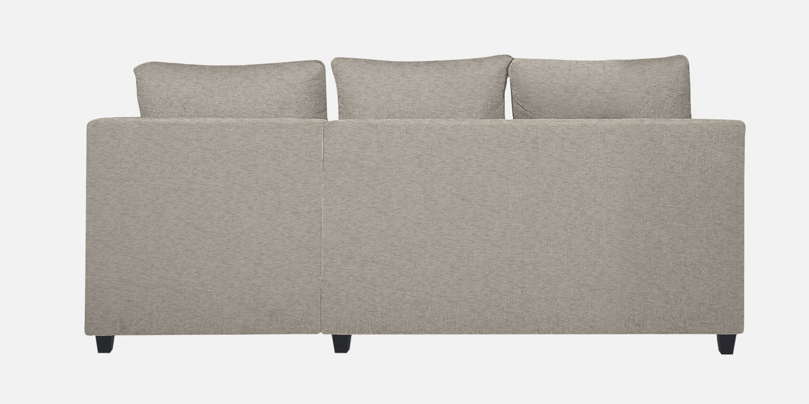 Nebula Fabric LHS Sectional Sofa (2+Lounger) In Ash Grey Colour - Febonic Living