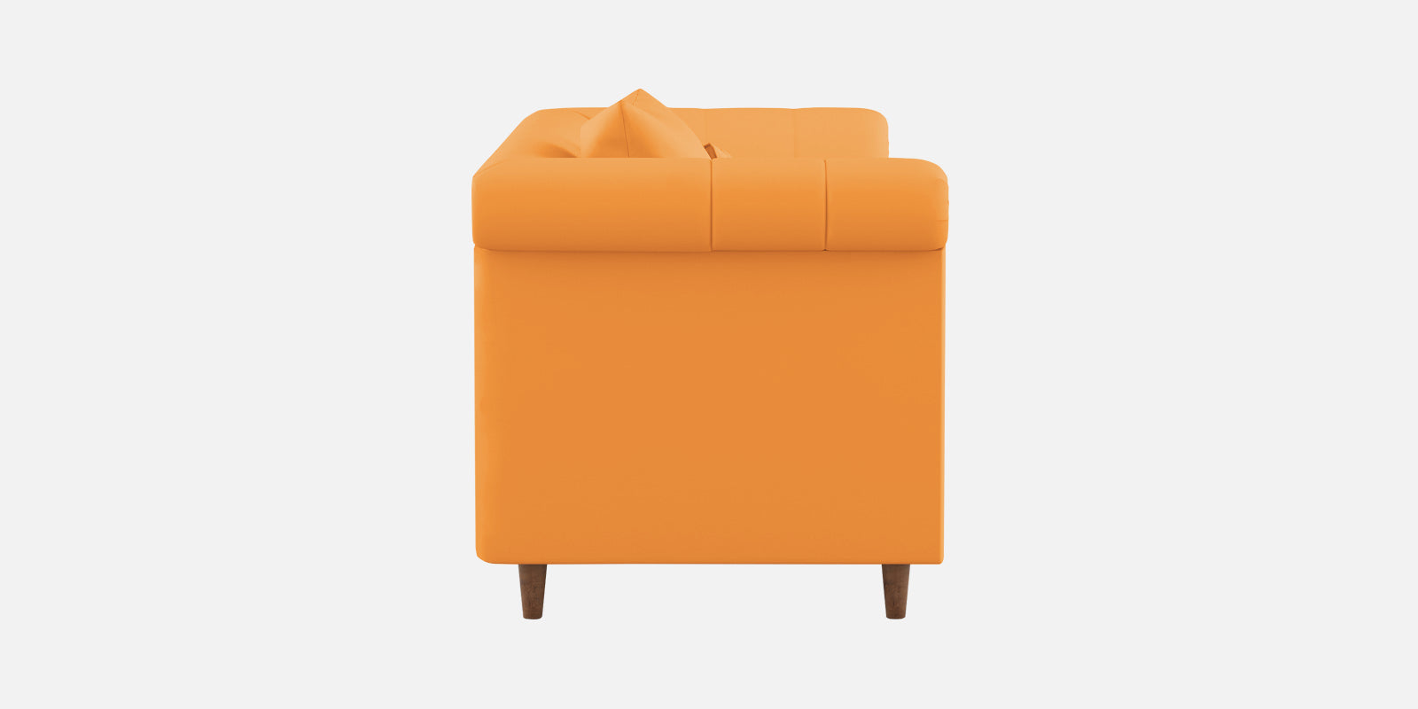 Rubi Velvet 2 Seater Sofa In Tangerine orange Colour - Febonic Living