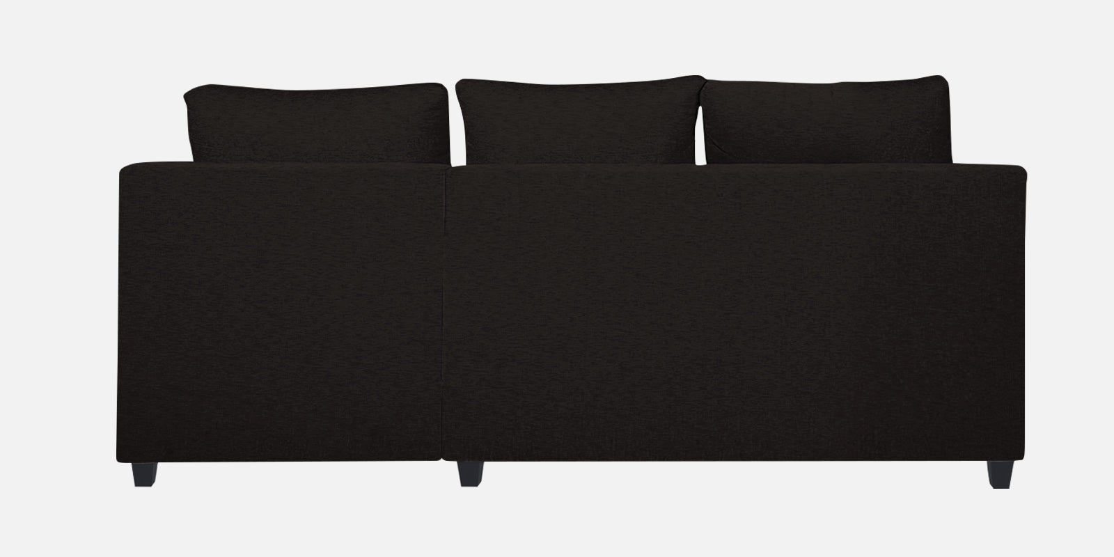 Nebula Fabric LHS Sectional Sofa (2+Lounger) In Cara Brown Colour - Febonic Living