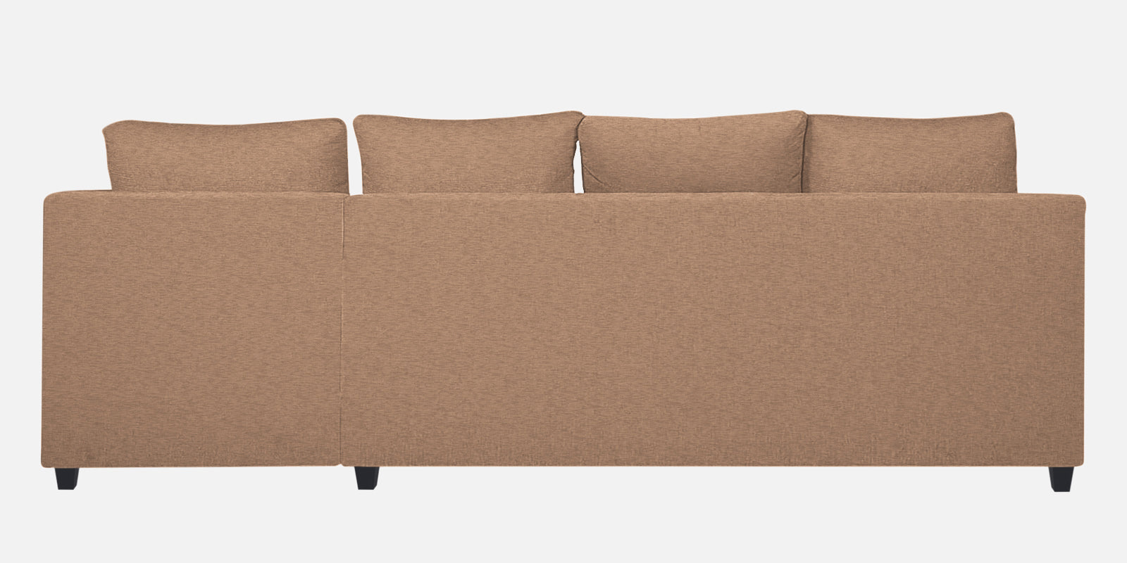 Nebula Fabric LHS Sectional Sofa (3+Lounger) In Cosmic Beige Colour - Febonic Living