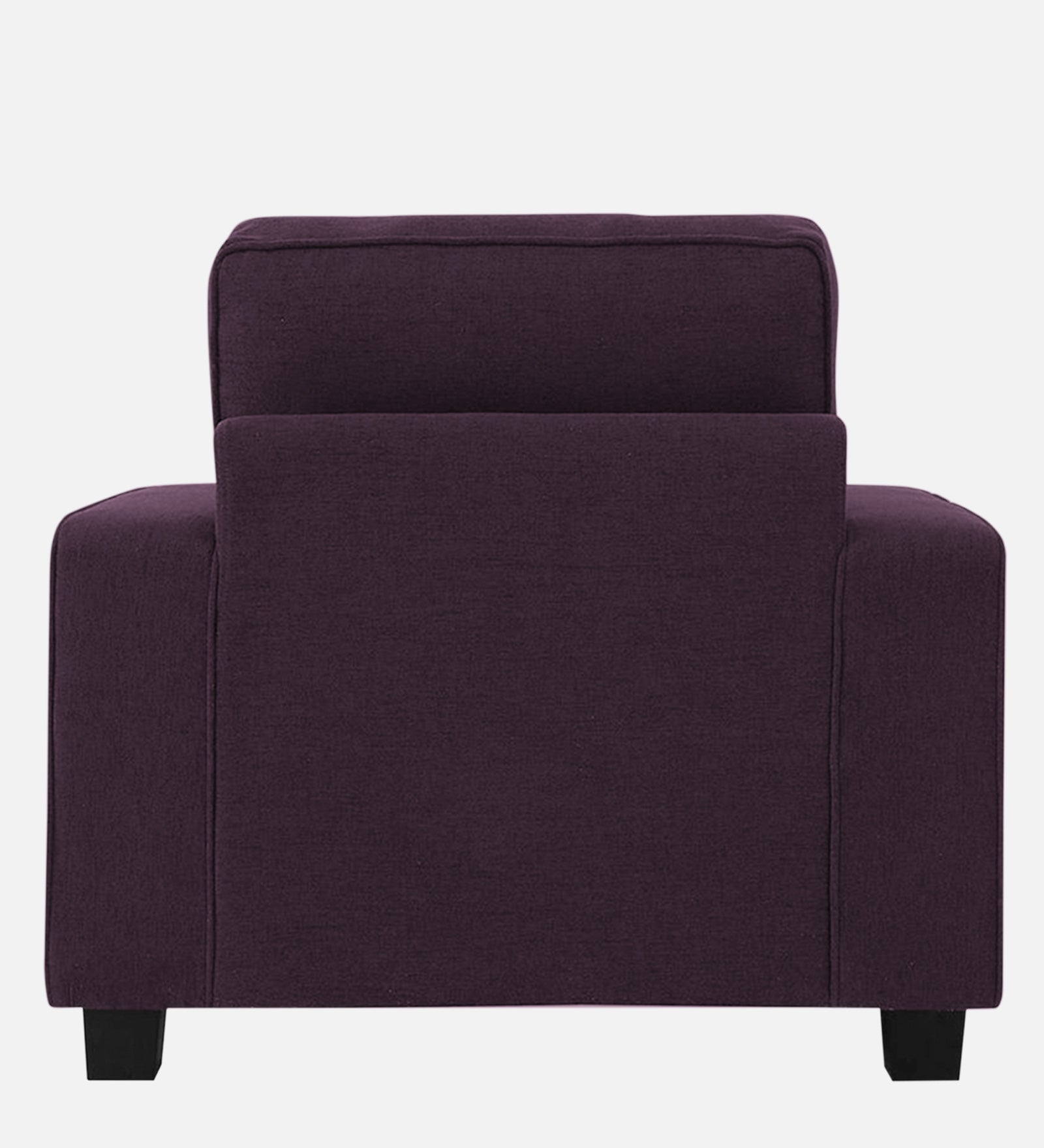 Ladybug Fabric 1 Seater Sofa In Greek Purple Colour - Febonic Living