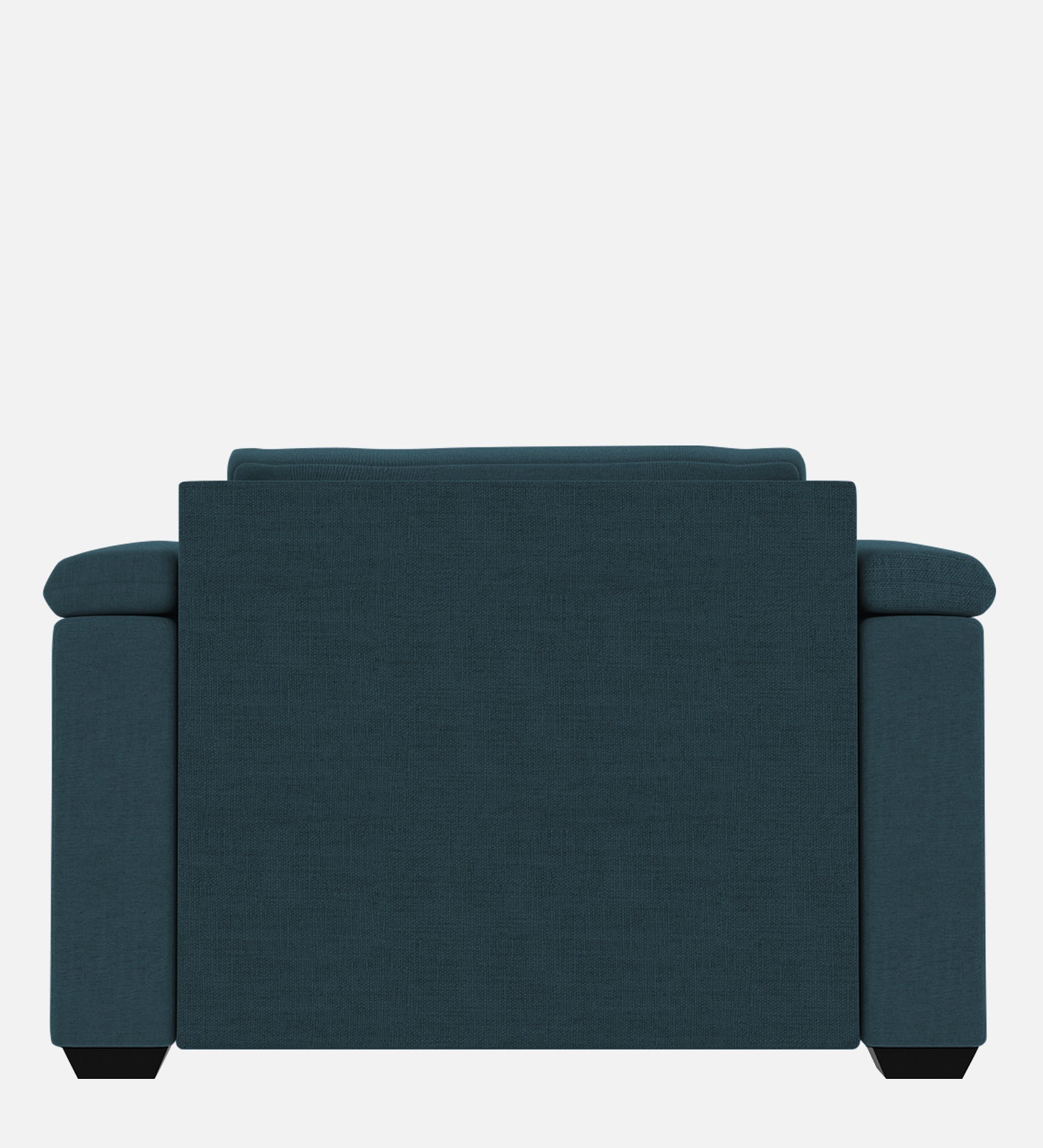Andres Fabric 1 Seater Sofa In Harbour Blue Colour - Febonic Living
