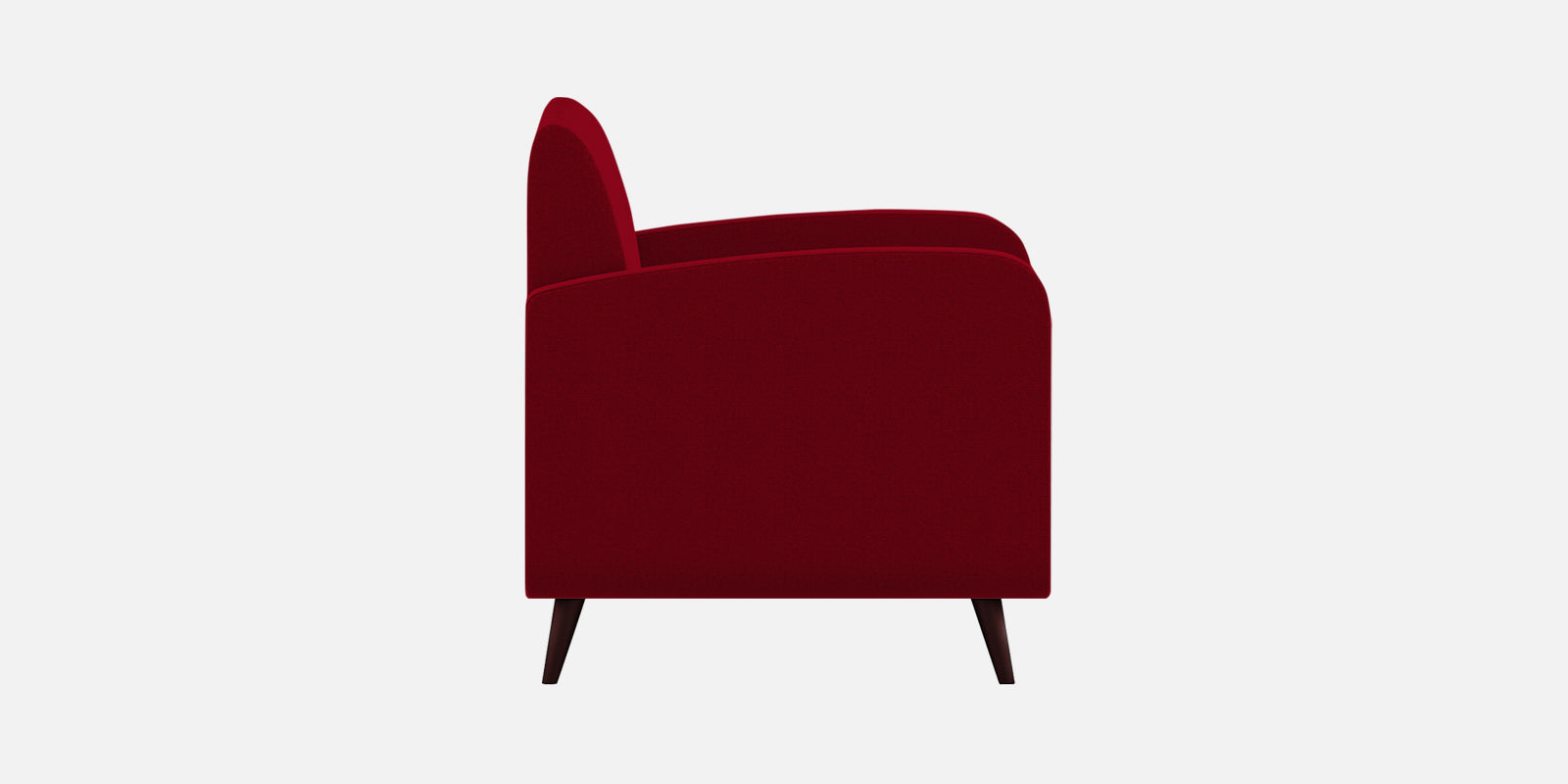 Wiki Velvet 2 Seater Sofa In Cherry Red Colour - Febonic Living