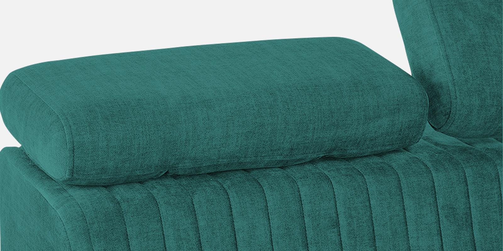 Draco Fabric 6 Seater Corner Sofa In Sea Green Colour - Febonic Living